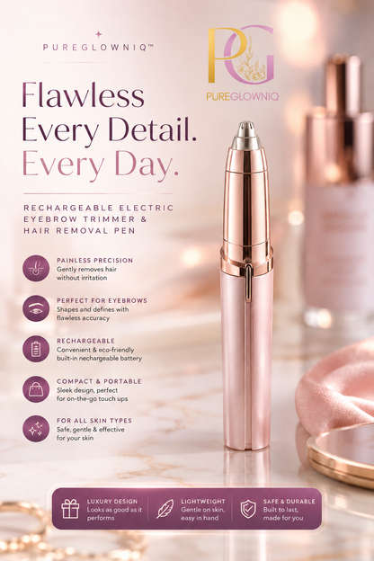 Rechargeable Electric Eyebrow Trimmer And Hair Removal Pen