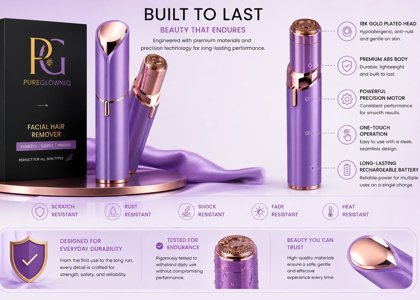 PureGlowniq™ Flawless Daily(hair removal machine)