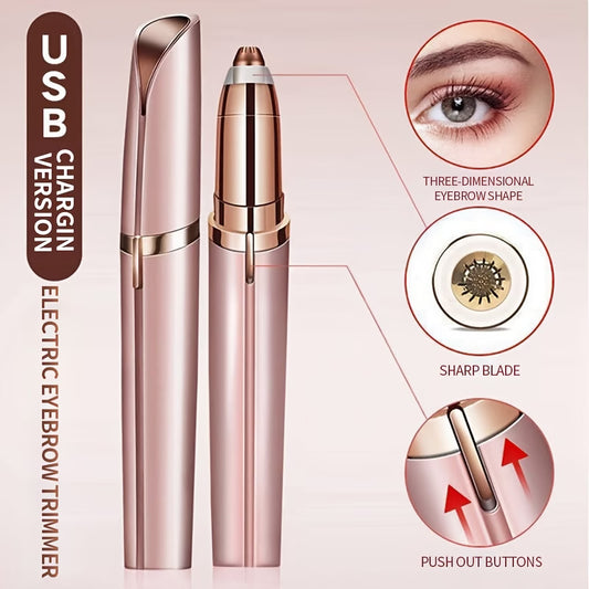 Rechargeable Electric Eyebrow Trimmer And Hair Removal Pen