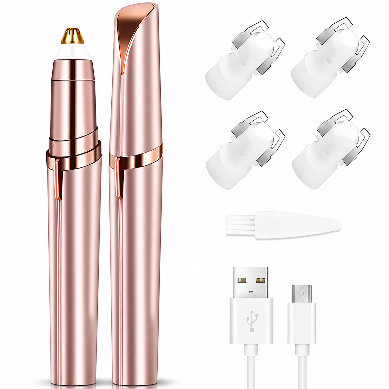 Rechargeable Electric Eyebrow Trimmer And Hair Removal Pen
