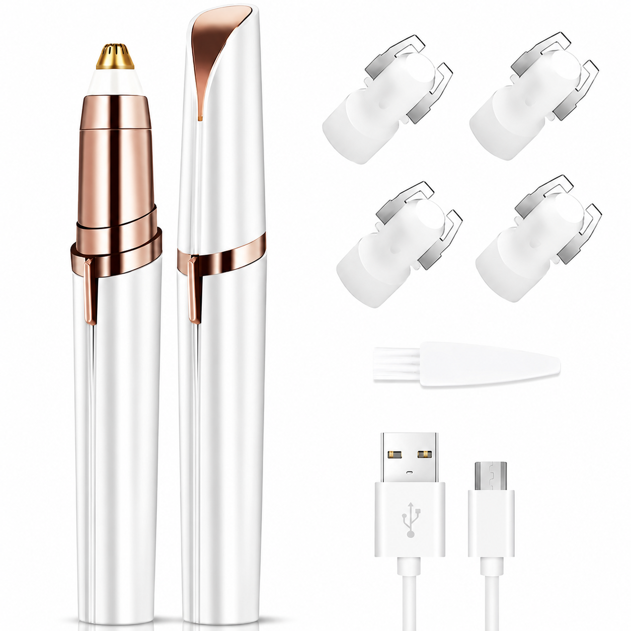 Rechargeable Electric Eyebrow Trimmer And Hair Removal Pen